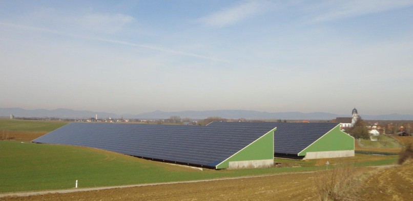 Centrale photovoltaïque intégrée moyenne tension de Niederlauterbach (67)